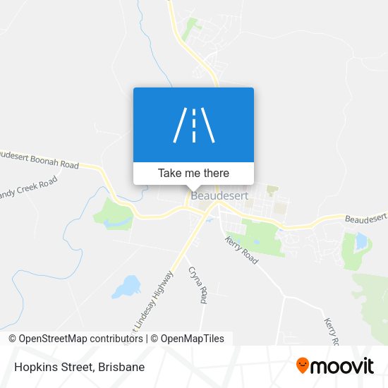 Hopkins Street map