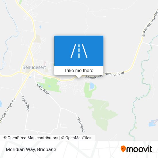 Meridian Way map