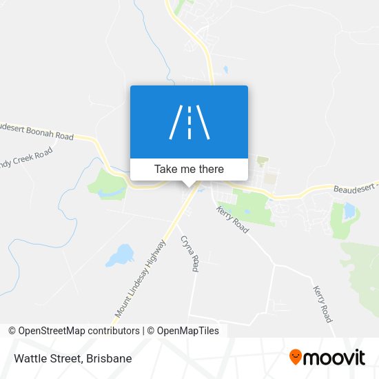 Wattle Street map