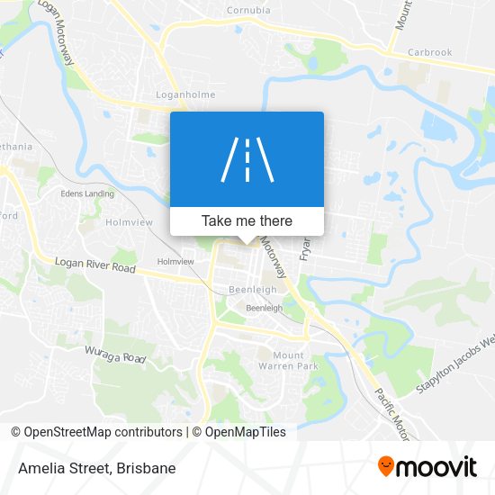 Amelia Street map