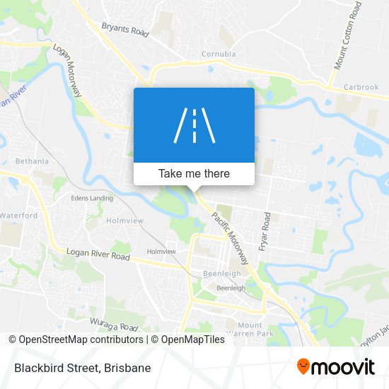 Blackbird Street map