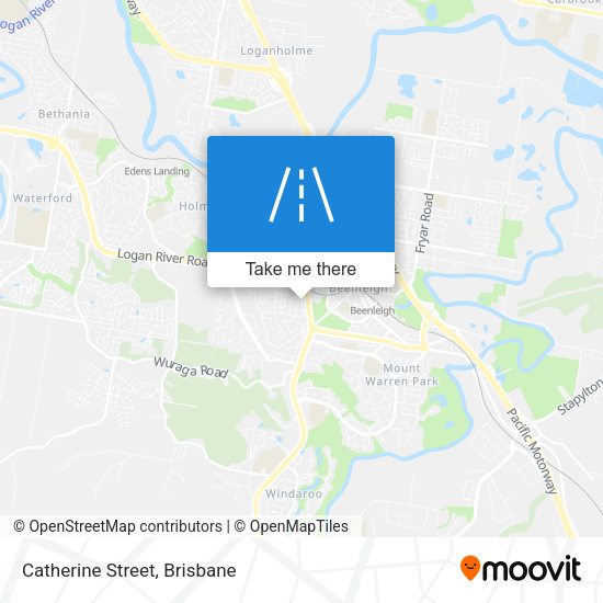 Catherine Street map
