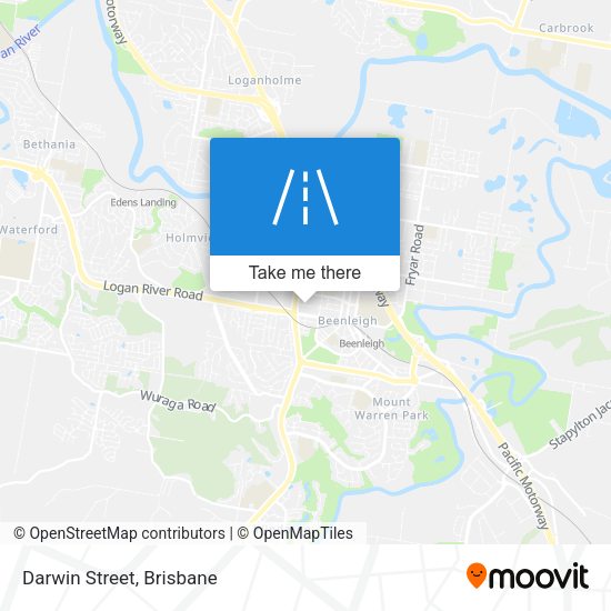 Darwin Street map