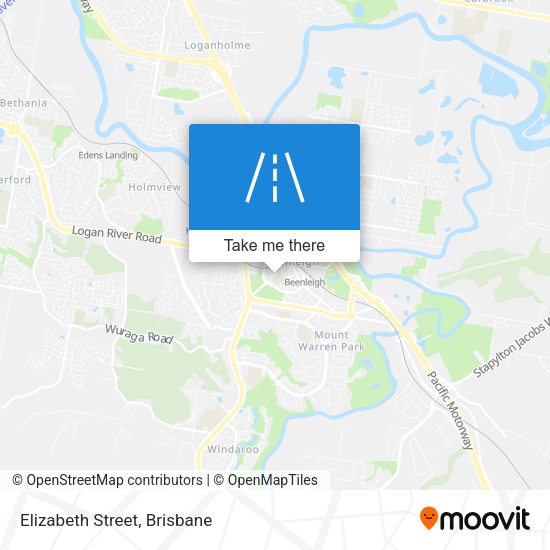 Elizabeth Street map