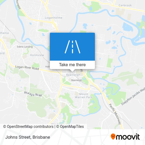 Johns Street map