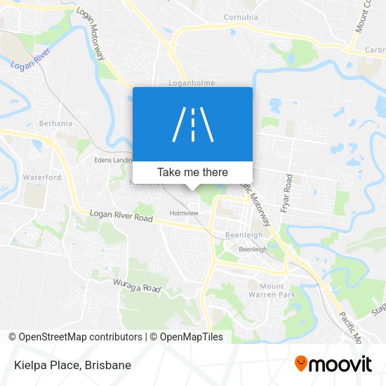 Kielpa Place map
