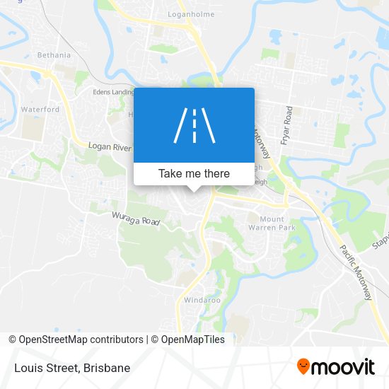 Louis Street map