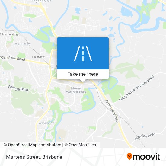 Martens Street map