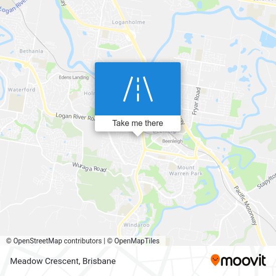 Meadow Crescent map