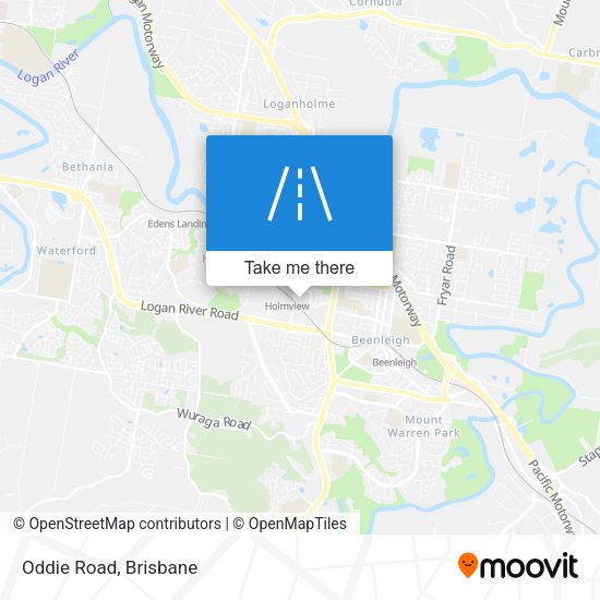 Oddie Road map