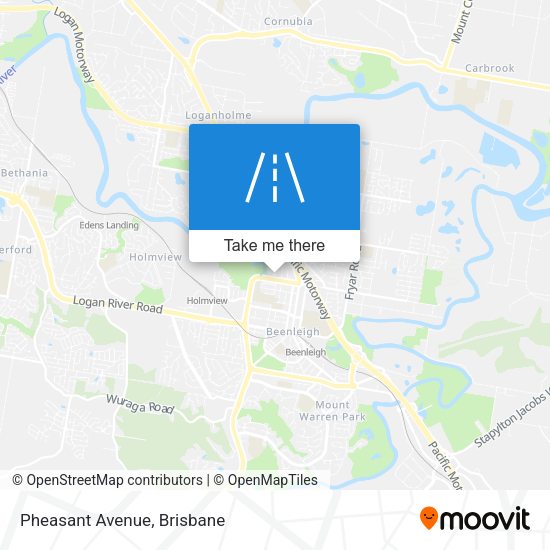 Pheasant Avenue map