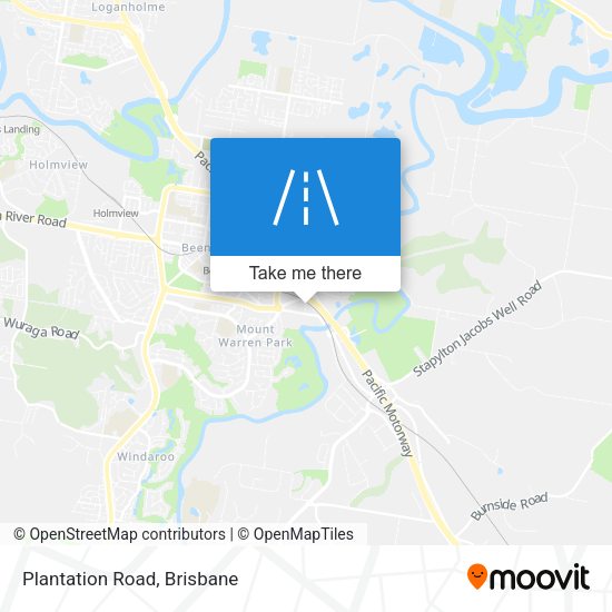 Plantation Road map