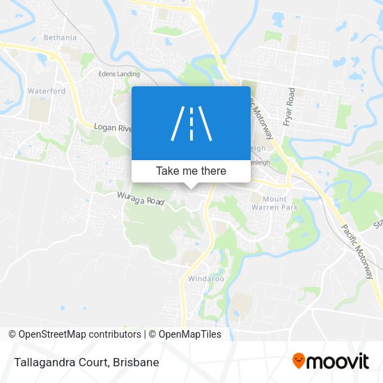 Tallagandra Court map