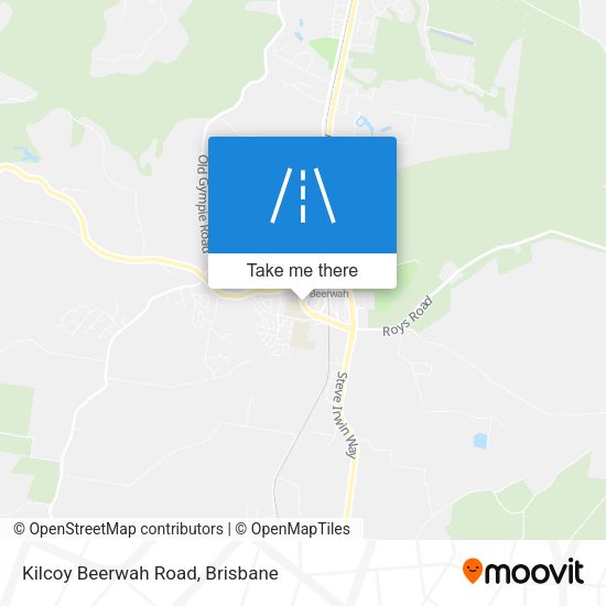 Kilcoy Beerwah Road map