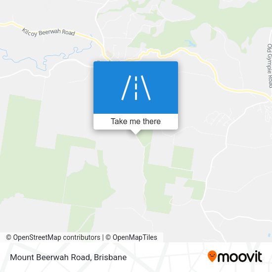 Mount Beerwah Road map