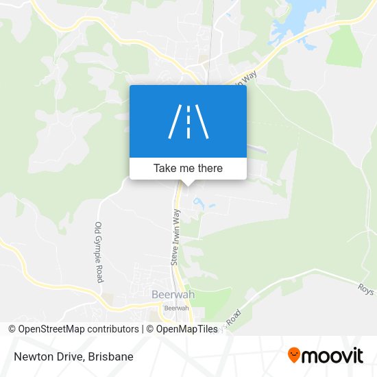 Newton Drive map