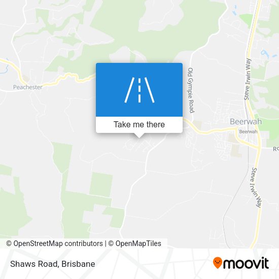 Shaws Road map