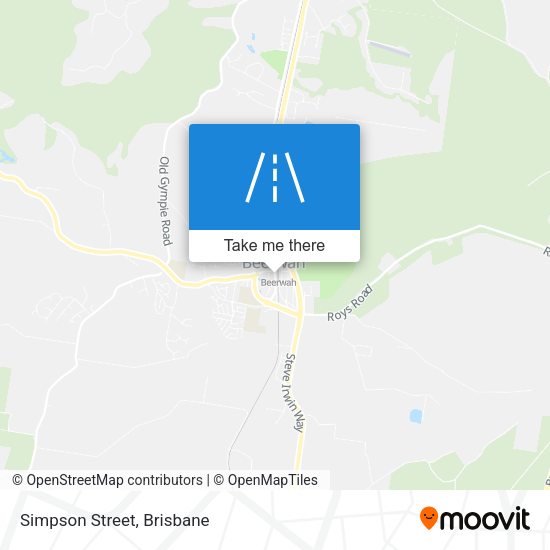 Simpson Street map