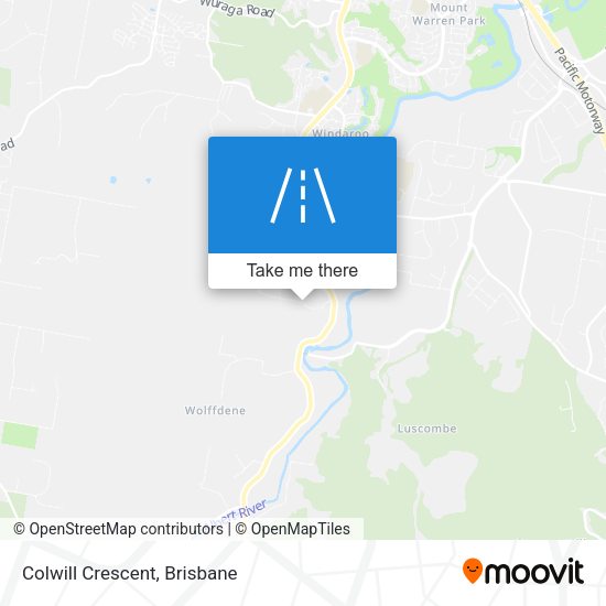 Colwill Crescent map