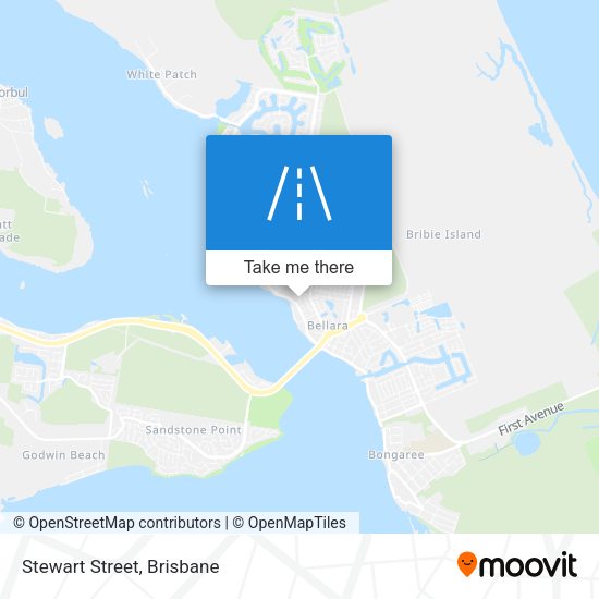 Stewart Street map
