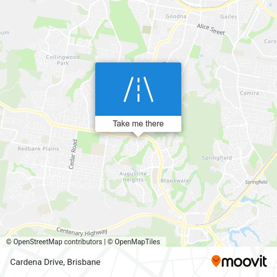 Cardena Drive map