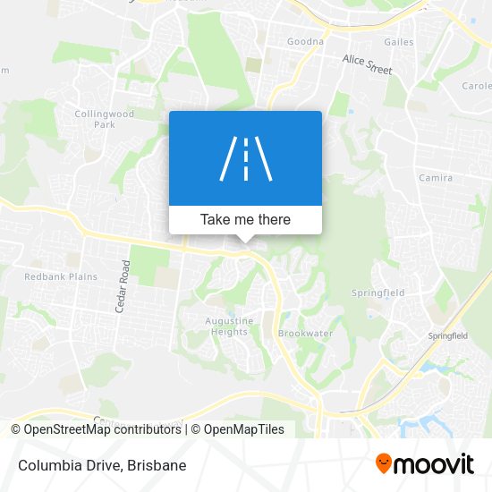 Columbia Drive map