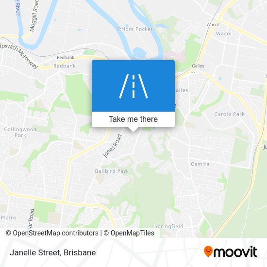 Janelle Street map