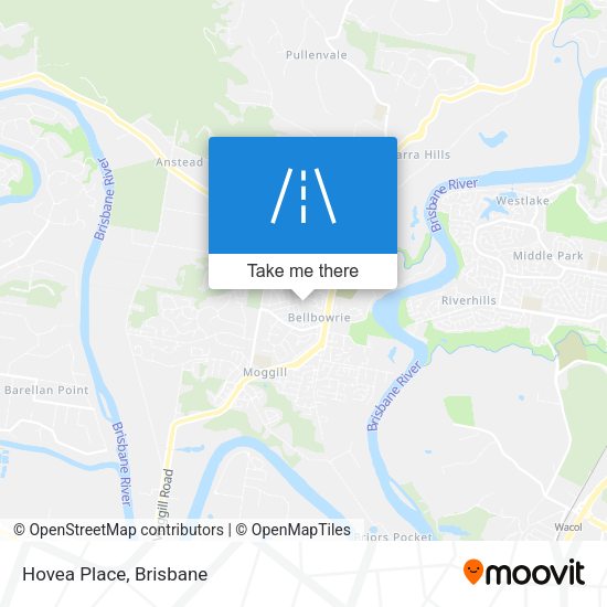 Hovea Place map
