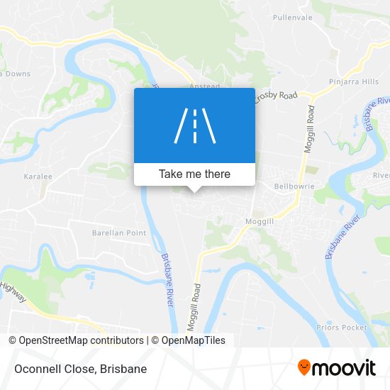 Oconnell Close map