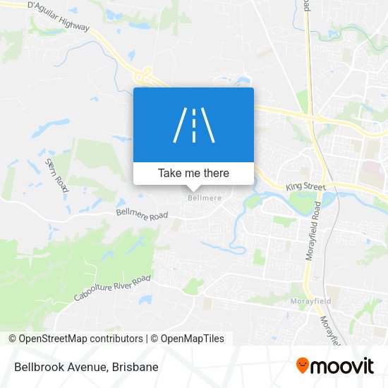 Bellbrook Avenue map