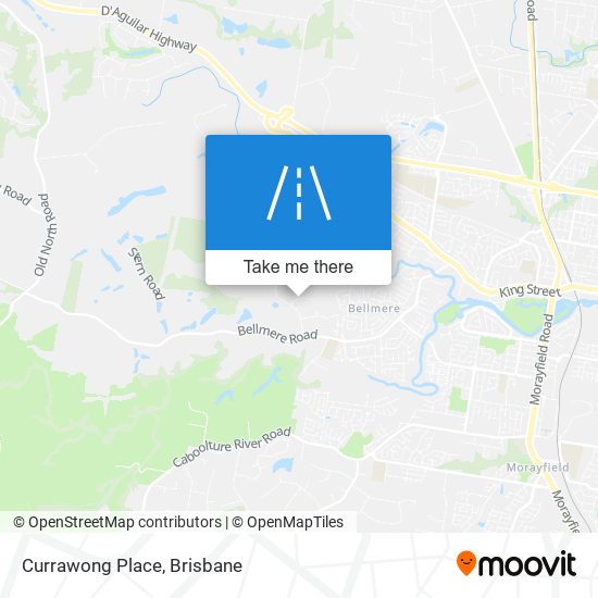 Currawong Place map