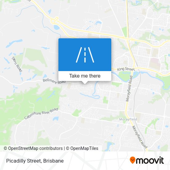 Picadilly Street map