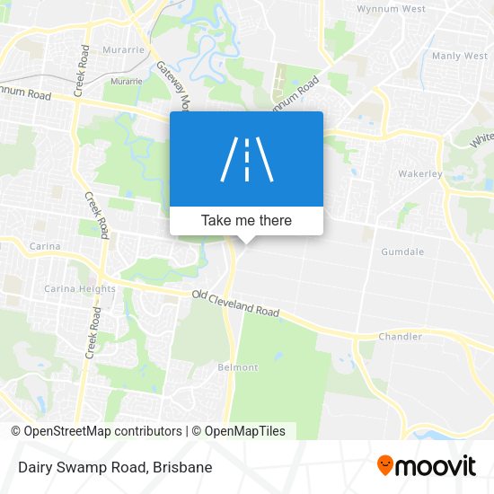Dairy Swamp Road map