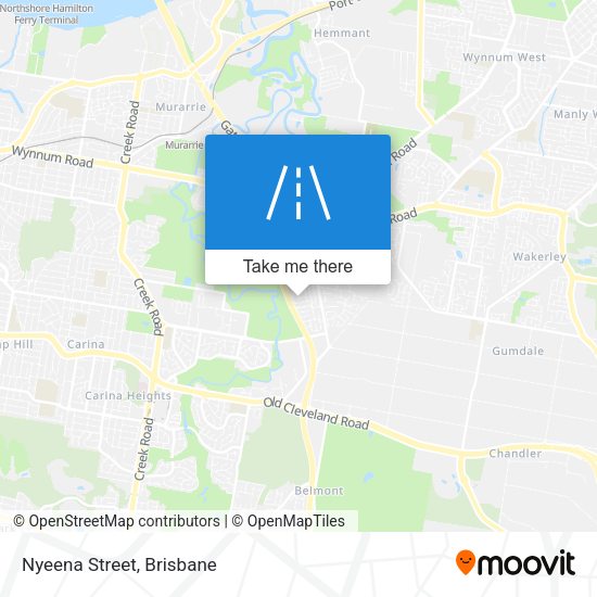 Nyeena Street map