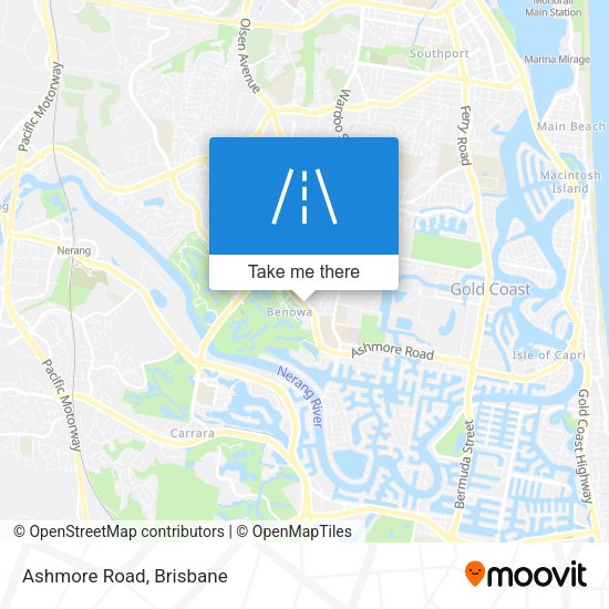 Ashmore Road map