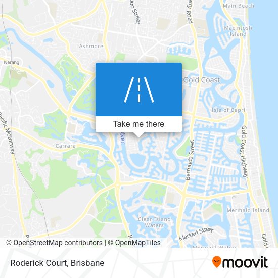 Roderick Court map