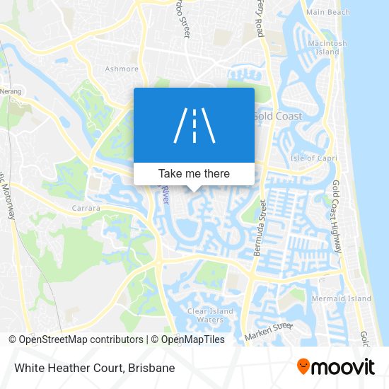 White Heather Court map