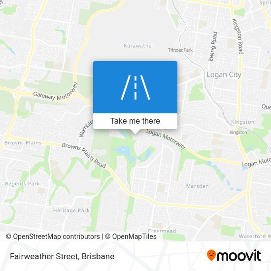 Fairweather Street map