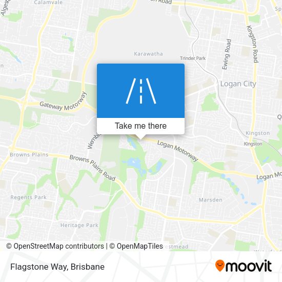 Flagstone Way map