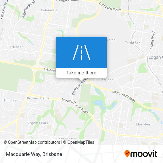 Macquarie Way map