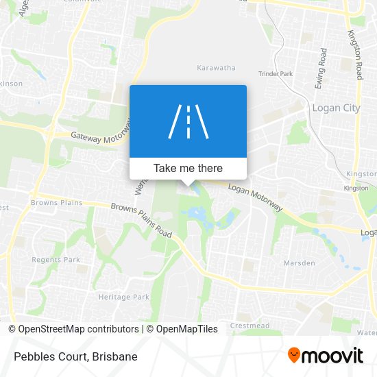Pebbles Court map