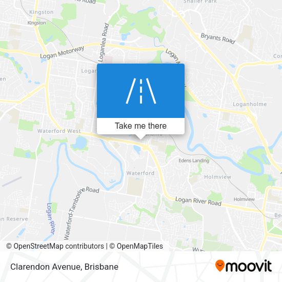 Clarendon Avenue map
