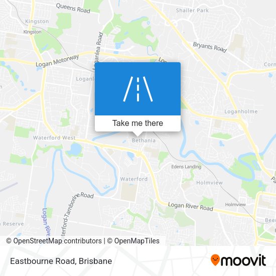 Eastbourne Road map
