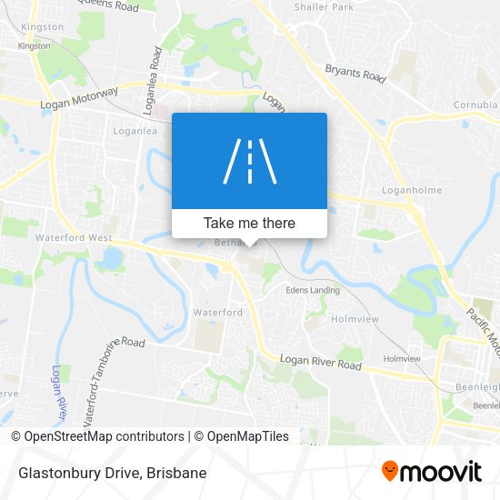 Glastonbury Drive map