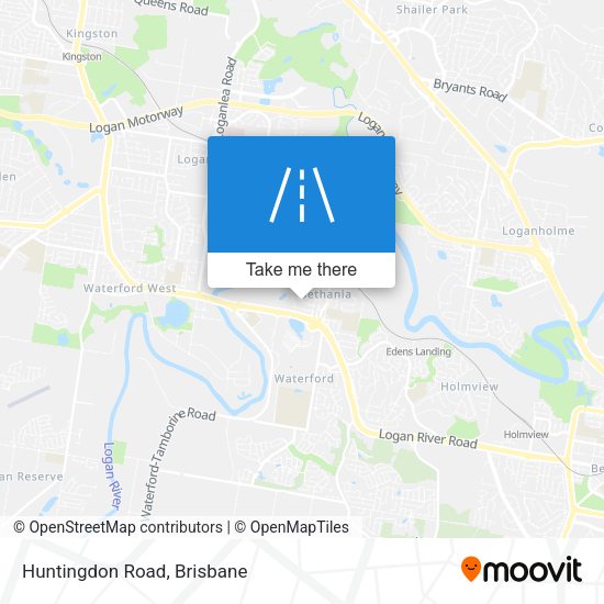 Huntingdon Road map