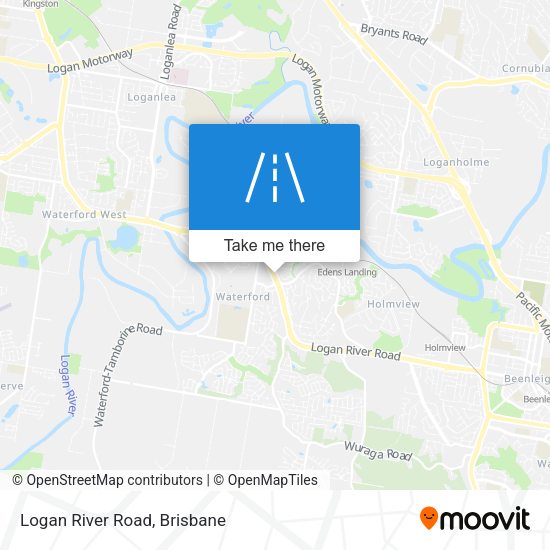 Logan River Road map