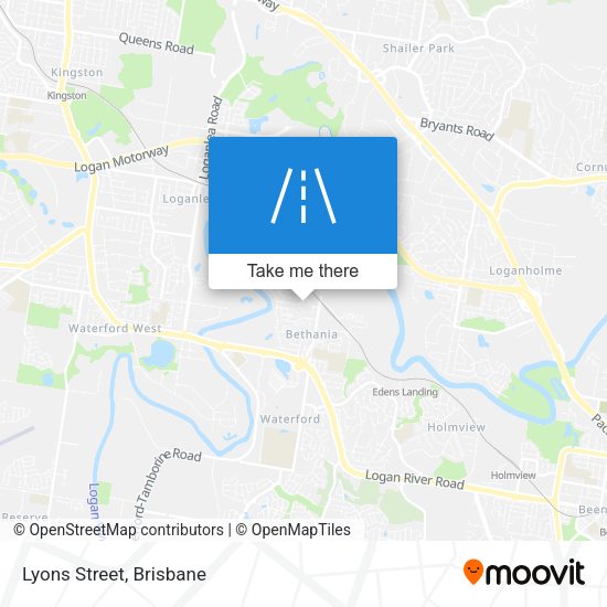 Lyons Street map
