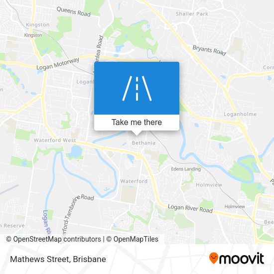 Mathews Street map