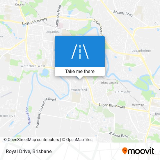 Royal Drive map
