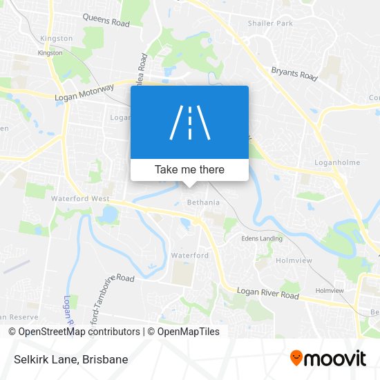 Selkirk Lane map
